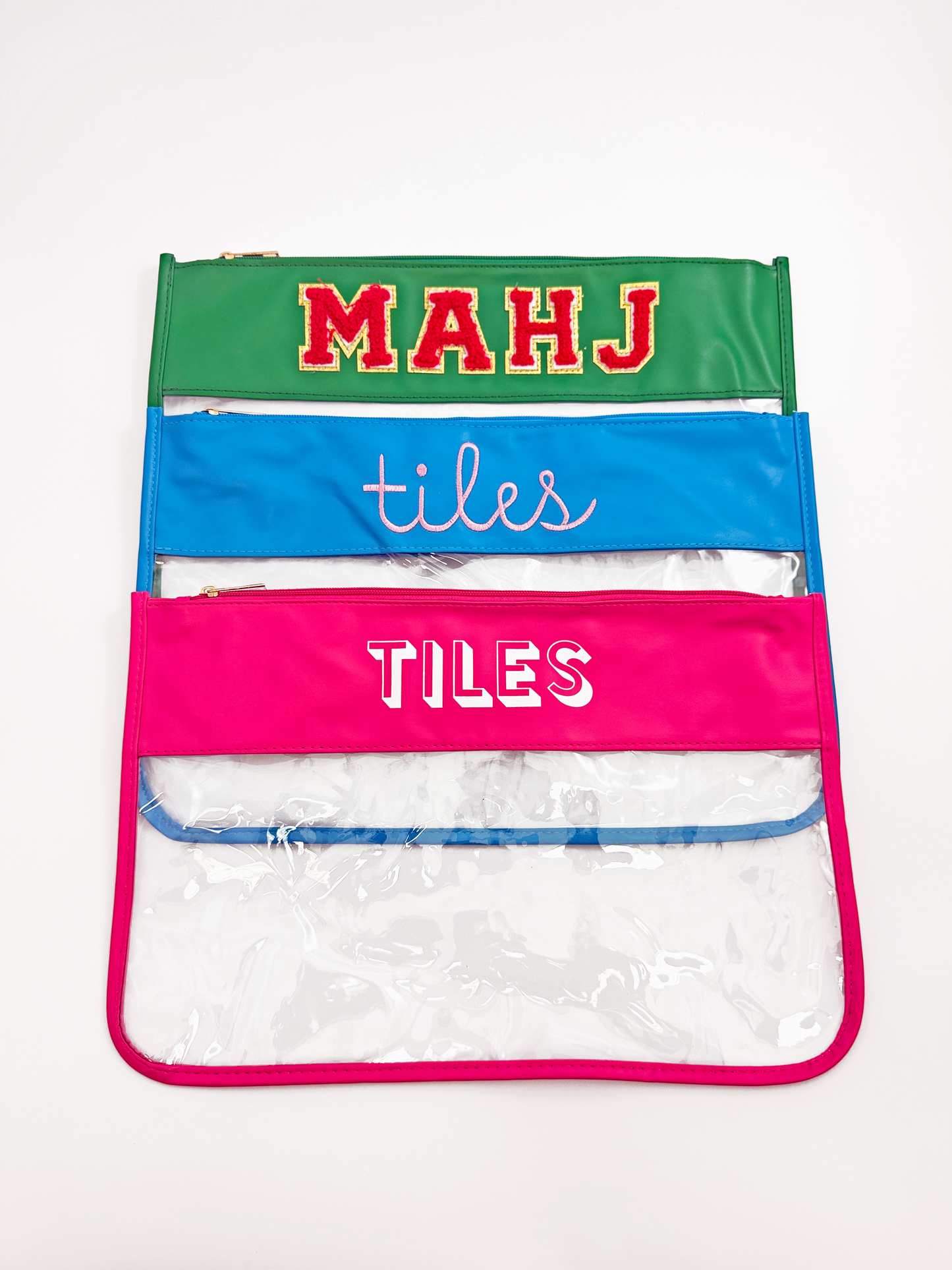 Green Mahjong Tote Bag Set