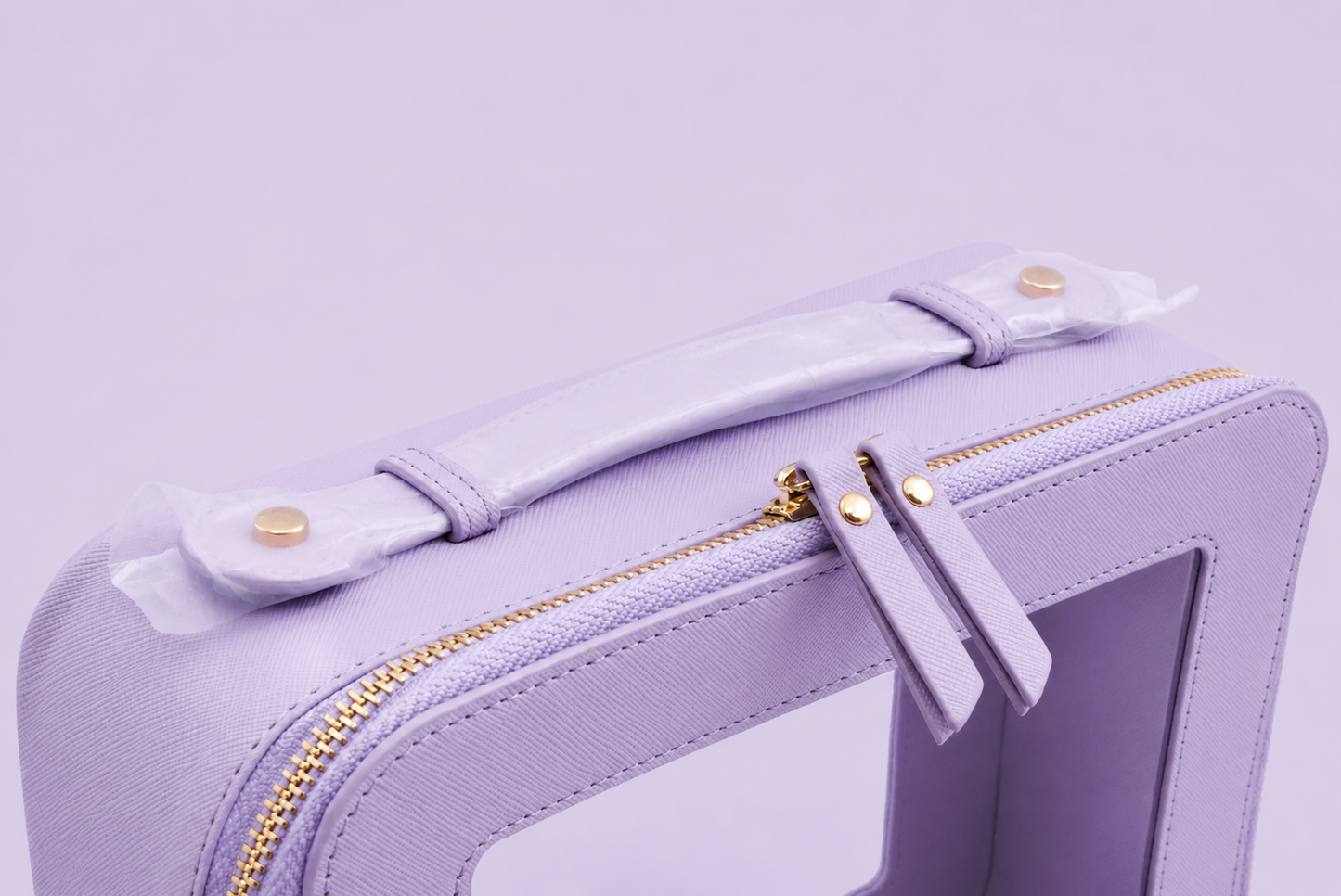 Purple Mahjong Tile Storage Bag