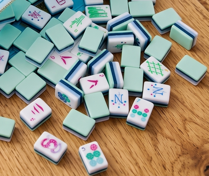 Garden Mahjong Tile Set