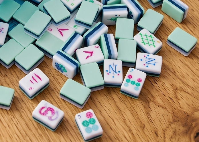 Garden Mahjong Tile Set