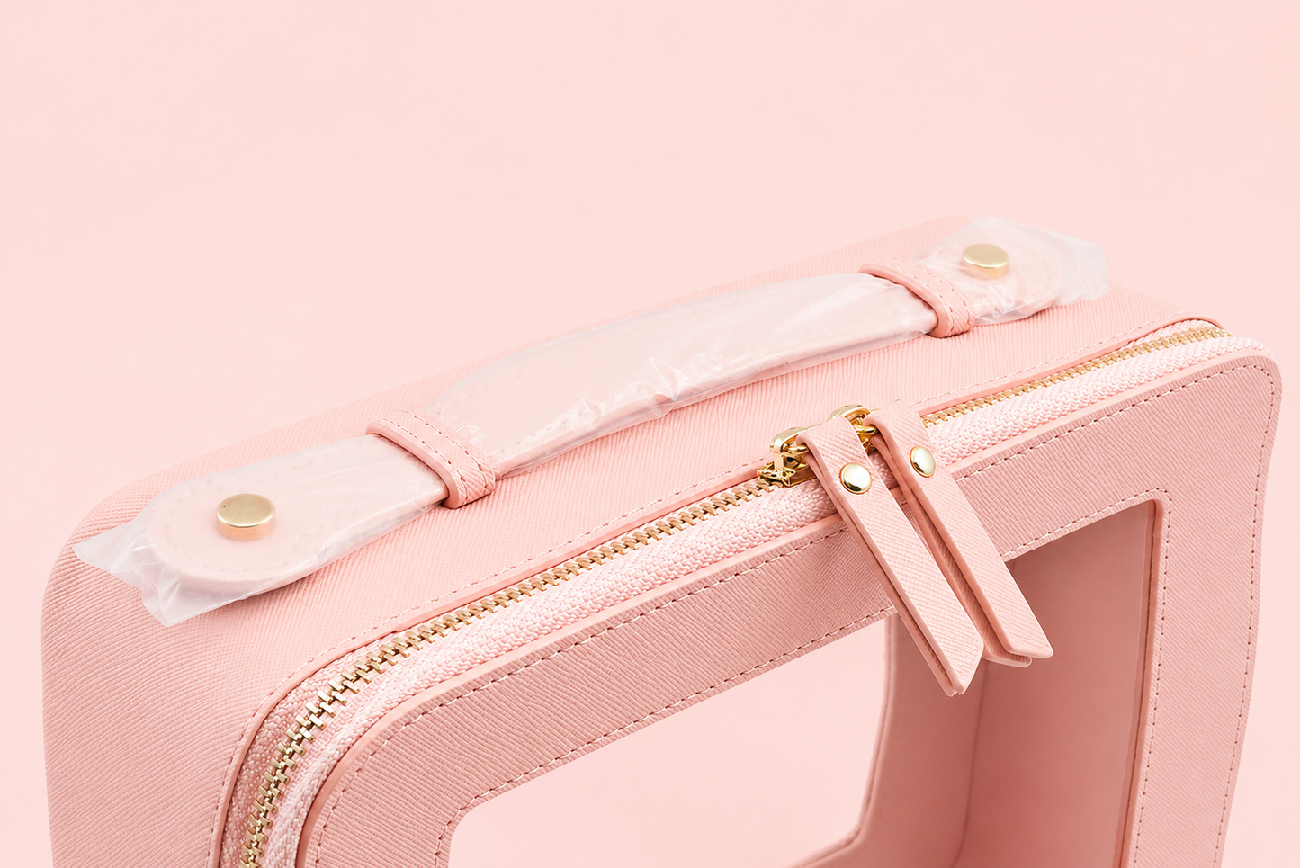 Pink Mahjong Tile Storage Bag