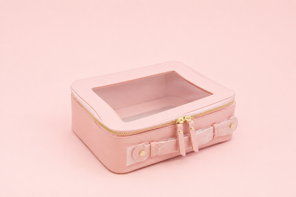 Pink Mahjong Tile Storage Bag