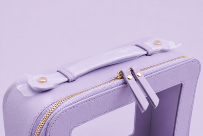 Purple Mahjong Tile Storage Bag