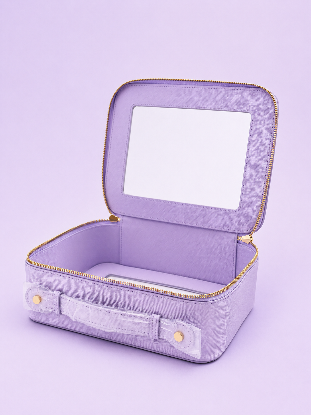 Purple Mahjong Tile Storage Bag