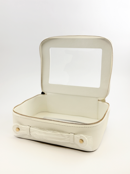 White Mahjong Tile Storage Bag