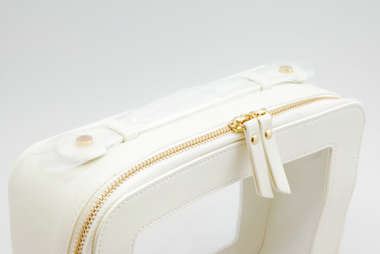 White Mahjong Tile Storage Bag