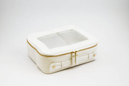 White Mahjong Tile Storage Bag