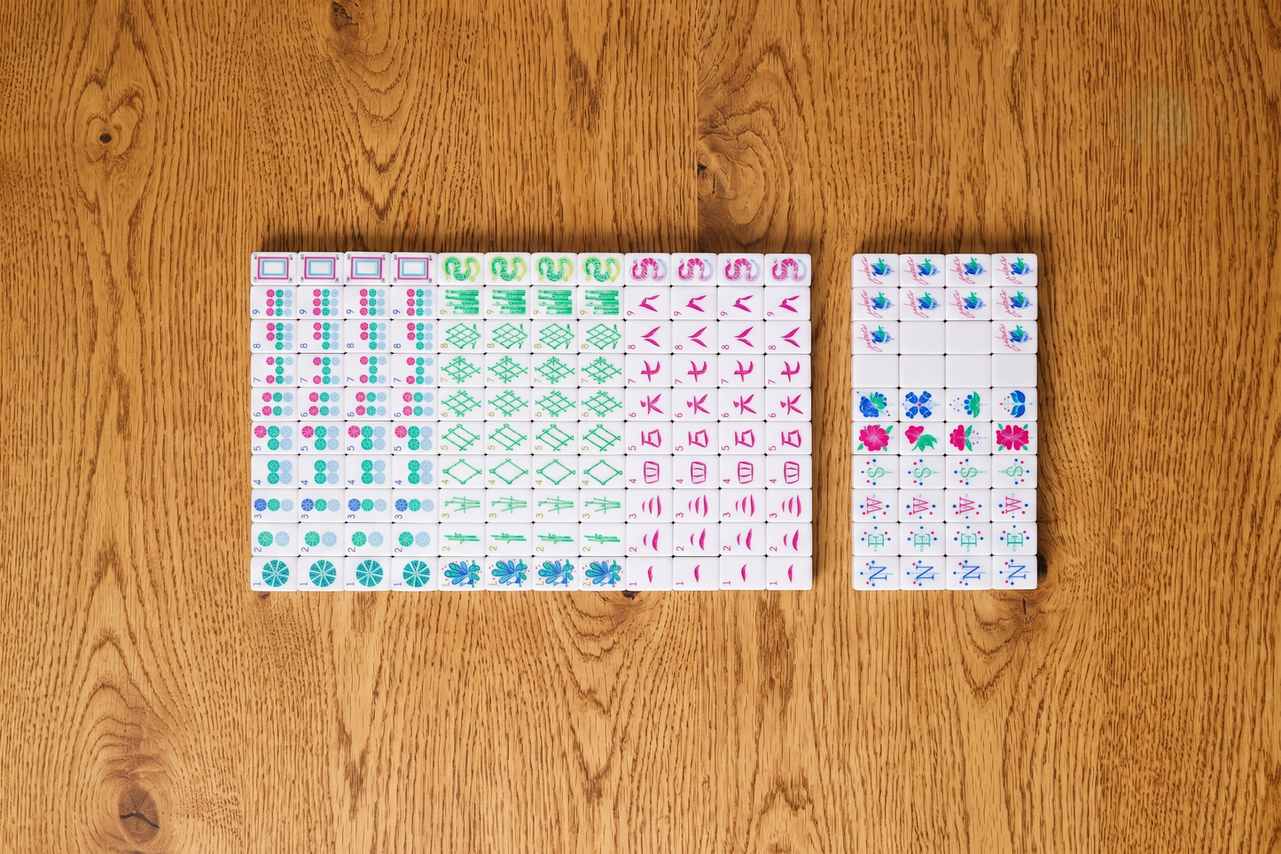 Garden Mahjong Tile Set