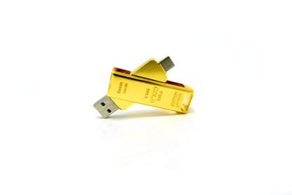 Gold Bar USB Flash Drive