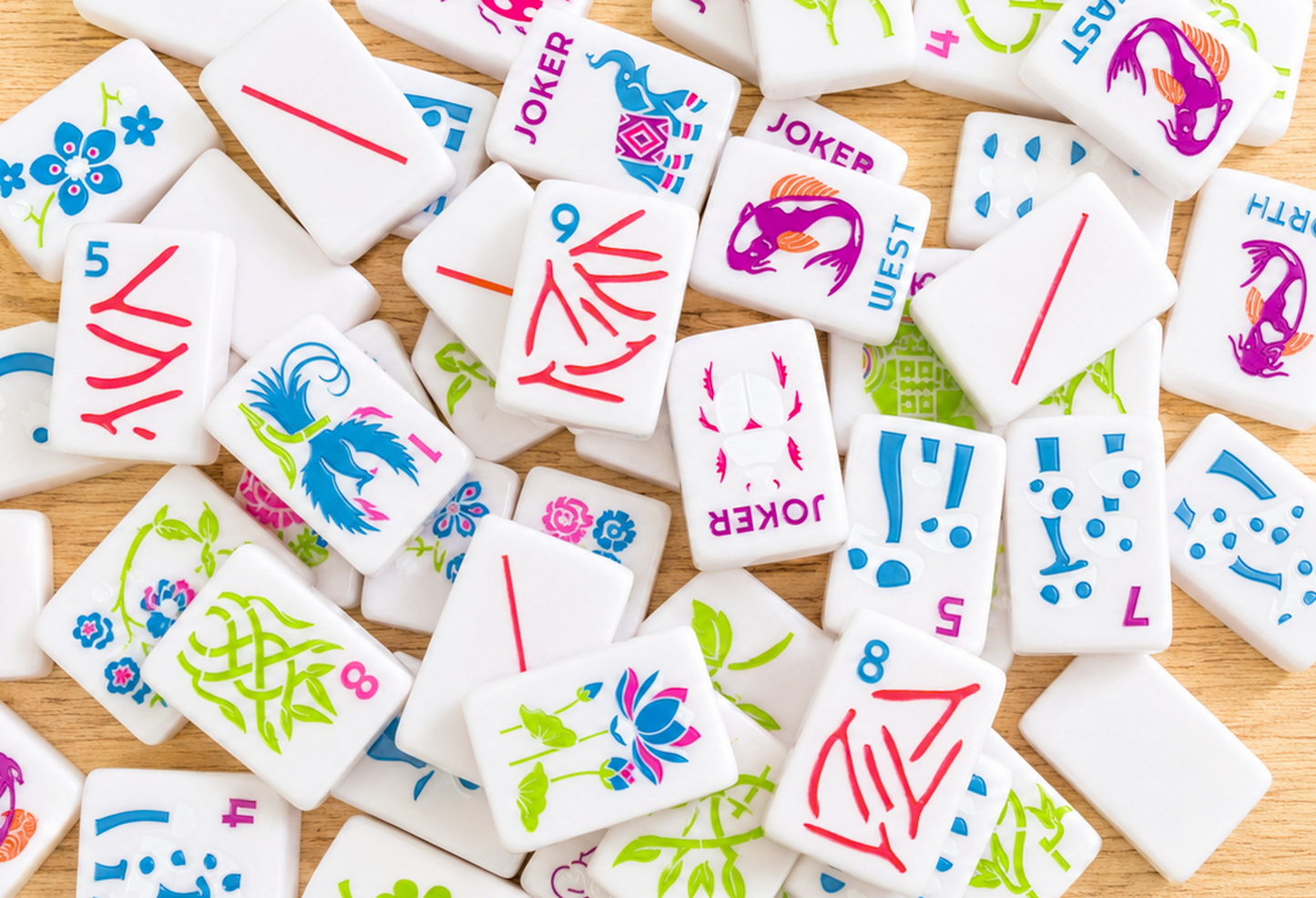 Fortune Mahjong Tile Set