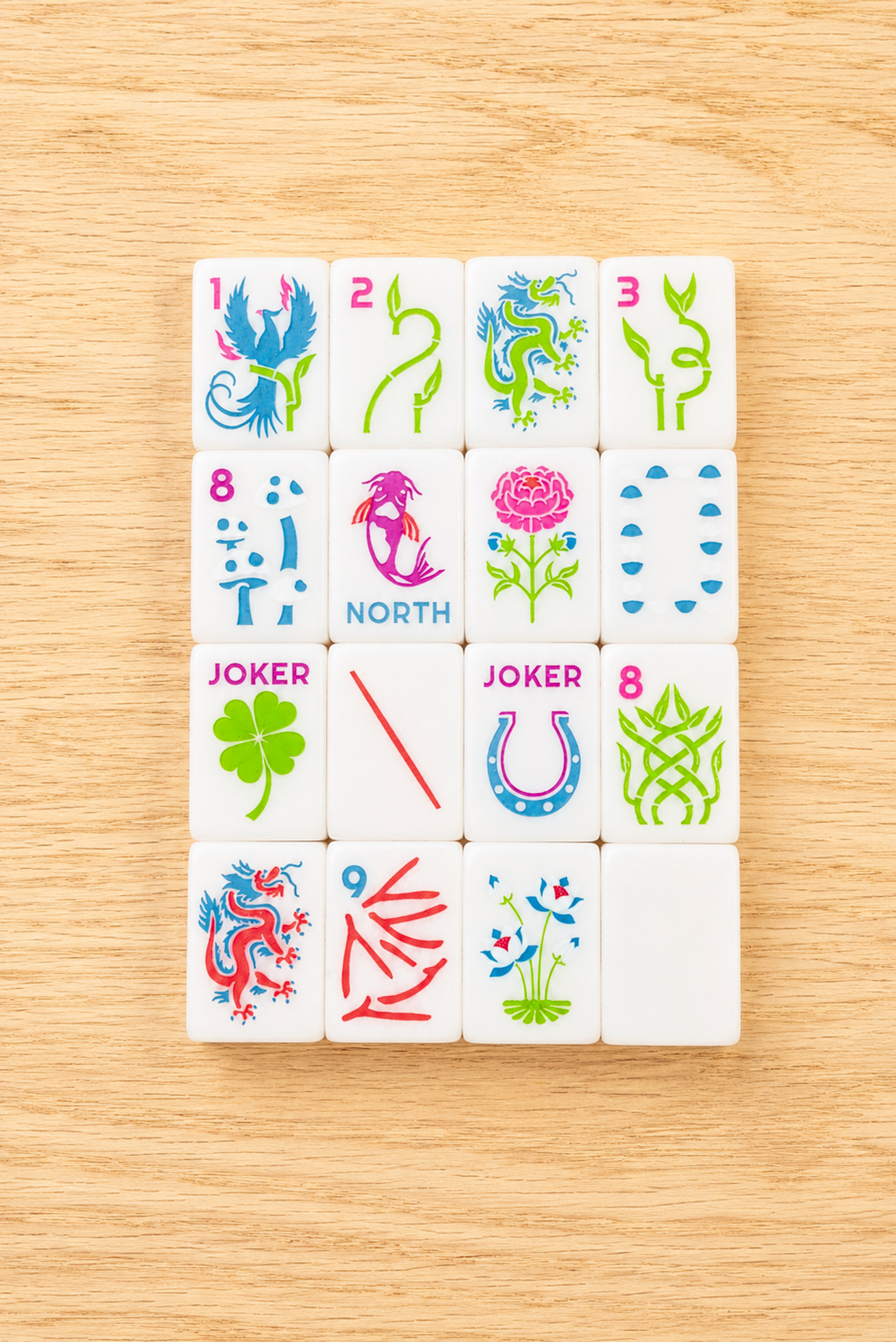 Fortune Mahjong Tile Set