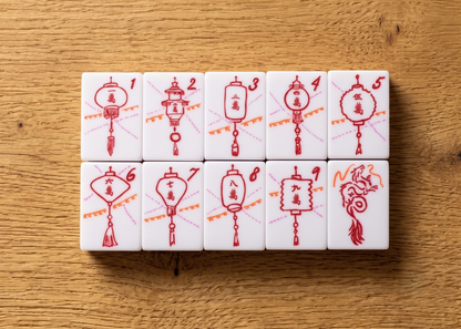 Jade Mahjong Tile Set