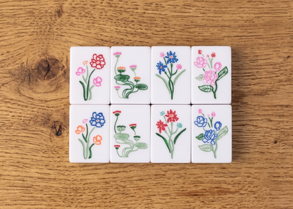 Jade Mahjong Tile Set