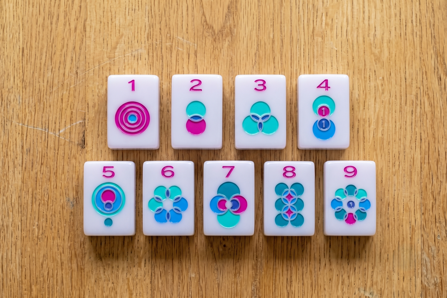 Mandala Mahjong Tile Set
