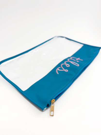 Blue Mahjong Tote Bag Set