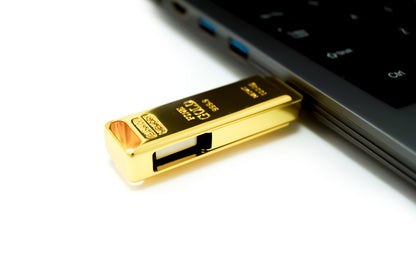 Gold Bar USB Flash Drive