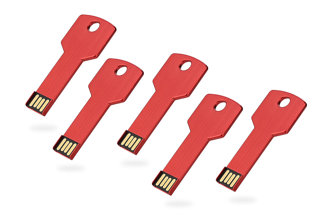 Key Style USB Flash Drive Bundle