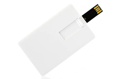 Card Flip Style USB 2.0 Flash Drive Unprinted