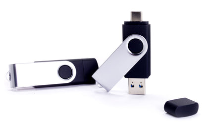 Dual SWM USB 3.1 Flash Drive Unprinted