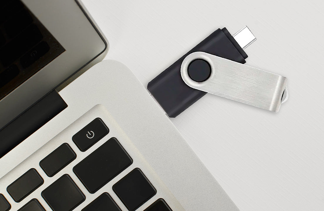 Dual SWM USB 3.1 Flash Drive Unprinted