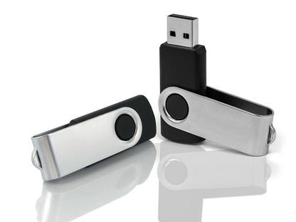 Unprinted Swivel SWM Style USB Flash Drive 2.0