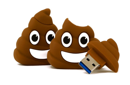 Poop Emoji USB Flash Drives